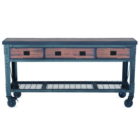 Duramax Rolling Workbench Furniture 72 In X 24 In With 3 Drawers For Home Garage Workshop