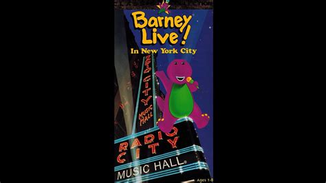 Barney Live In New York City Vhs Youtube