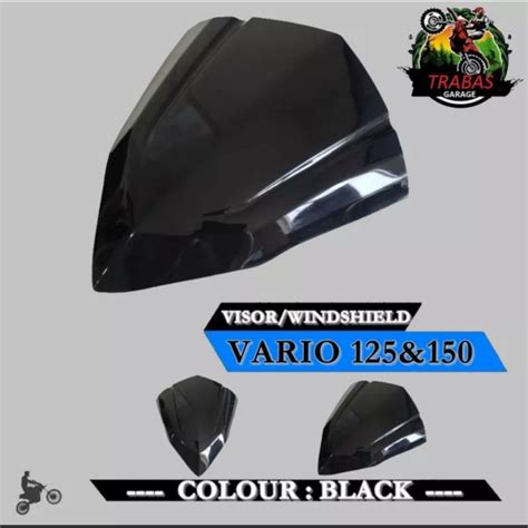 Jual Visor Vario Vario Led Esp Black Kilat Gt