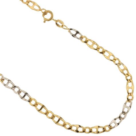 Collana Uomo In Oro Giallo E Bianco 803321700286 GioielleriaLucchese It