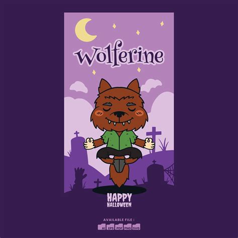 Wolf Halloween Costume Character 20457243 Vector Art At Vecteezy