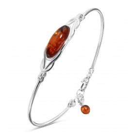 Bracelet Ambre Bijoux Argent et Ambre Véritable