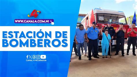 Inauguran estación de Bomberos en el Barrio Acahualinca de Managua