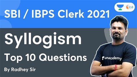 Top 10 Questions I Syllogism I Sbi I Ibps Clerk 2021 I By Radhey Sir