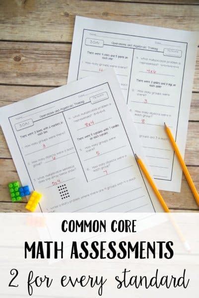 Common Core Math Assessments Ashleigh S Education Journey