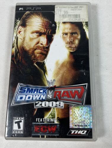 Sony Psp Wwe Smack Down Vs Raw Complete Tested Ebay