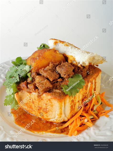 Closeup Lamb Bunny Chow Popular Indian Stock Photo 436306630 | Shutterstock