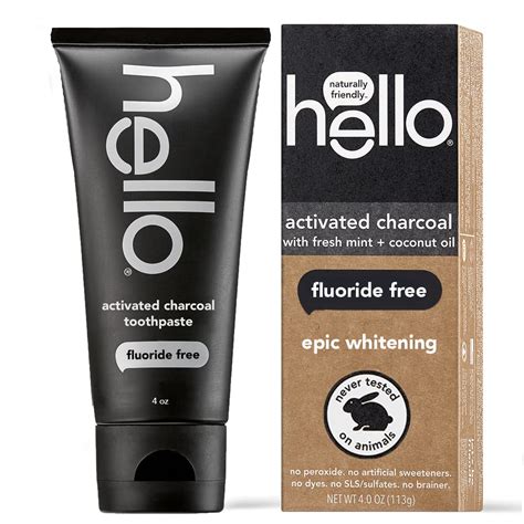 Amazon Hello Activated Charcoal Epic Teeth Whitening Fluoride