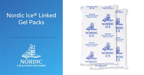 Nordic Ice® Linked Gel Packs Nordic Cold Chain Solutions