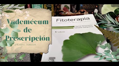 Guía Médica de Fitoterapia Vademécum de Prescripción Libros de