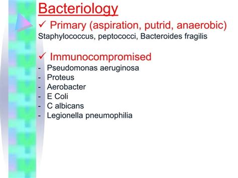 Suppurative lung diseases & lung cancer | PPT