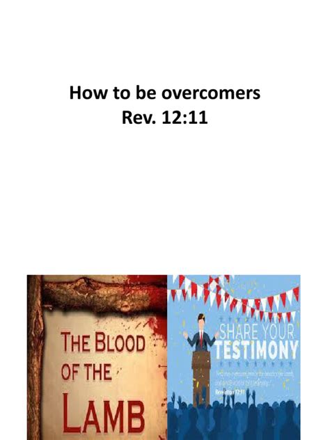 How To Be Overcomers Rev 1211 Pdf