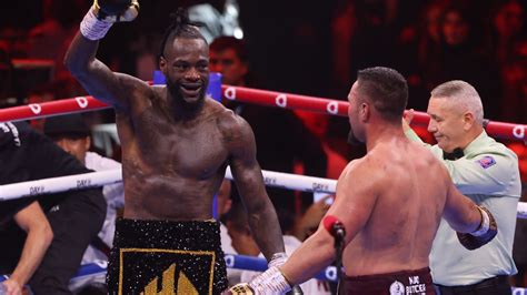 'He's such a nice person' - Deontay Wilder reveals respectful messages ...