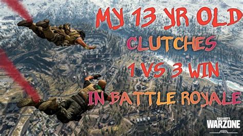 My Son Clutches Battle Royale Victory Call Of Duty Warzone