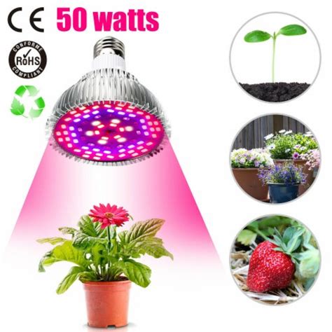 W E Led Grow Light Uv Ir Full Spectrum Plant Light Bulb Hydroponic