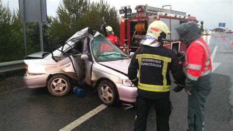 Dos Heridos En Sendos Accidentes De Tráfico Ocurridos En Castejón A 68 Y Lizoáin Na 150