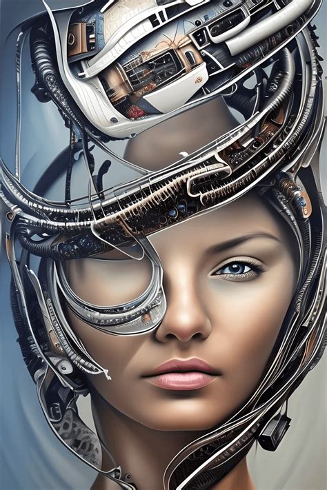 Futuristic Painting Hyper Realistic Intricate Detail Creative Fabrica