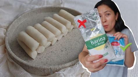 Como Hacer Tteok Con Harina De Arroz Casero Soyui Youtube