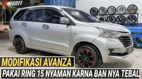 Modifikasi Toyota Avanza Pakai Velg HSR Wheel Ring 15 Bikin Tampan