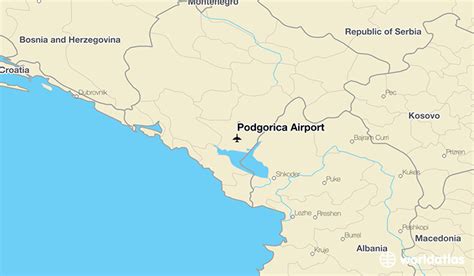 Podgorica Airport (TGD) - WorldAtlas