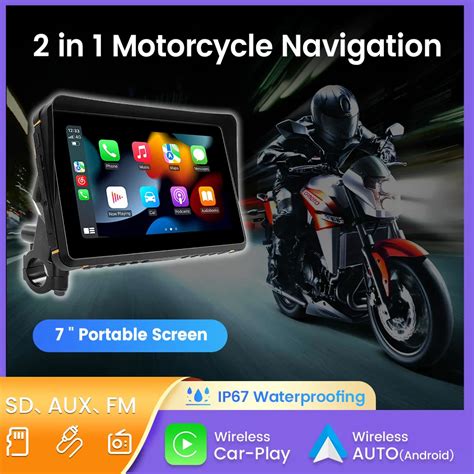 Navegador Gps Para Moto Pantalla Carplay Moto Pulgadas Carplay