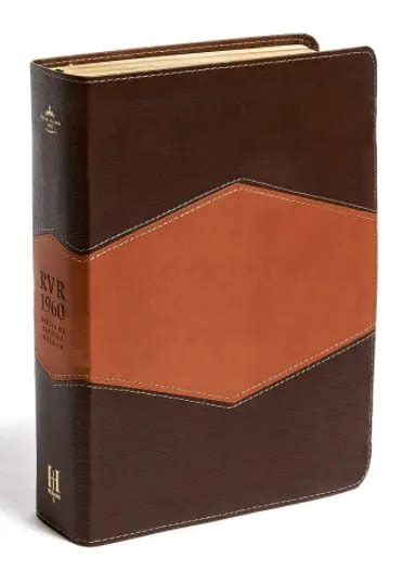 Biblia De Estudio Holman Versi N Rvr Color Chocolate Y Terracota