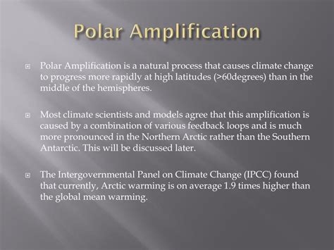 PPT Polar Amplification Climate Change In High Latitudes PowerPoint