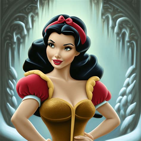 Roselyn Sanchez As Snow White Disney Animation Creative Fabrica