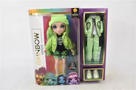 RAINBOW HIGH FASHION Doll Jade Hunter Green Themed Doll With Outfit Set