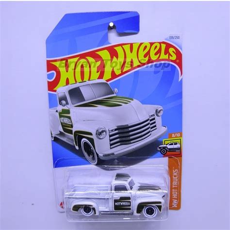 Hot Wheels 52 Chevy White Shopee Malaysia