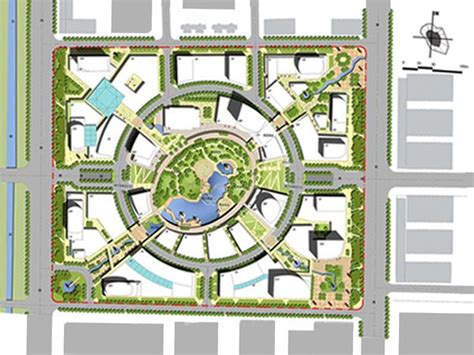 Wuxi Central Plaza Site Plan 600×450 Central Plaza Master Plan