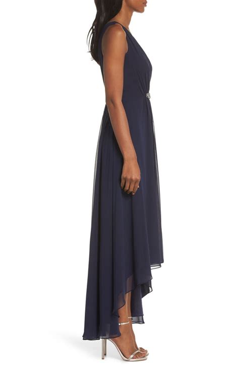 Eliza J Embellished Highlow Chiffon Dress Nordstrom