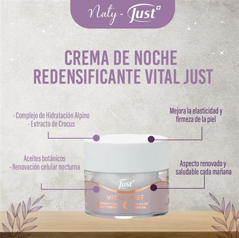 Crema De Noche Redensificante Vital Naty Just