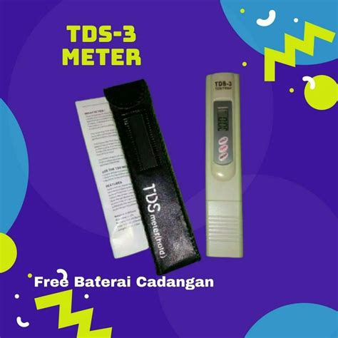 Jual Tds Meter Alat Ukur Ppm Air Untuk Kadar Nutrisi Hidroponik Sudah