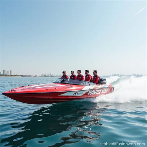 Powerboat Team Winning In Qatar Prompts Stable Diffusion Online