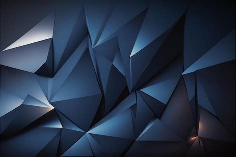 Premium Photo | Dark navy blue abstract presentation background ...