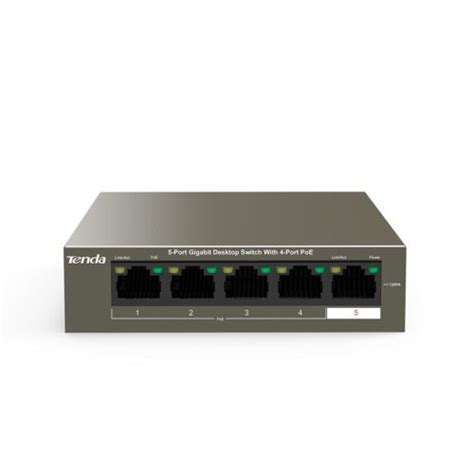 Tenda TEG1105P 5 Port Gigabit PoE Switch With IEEE 802 3af At Devices