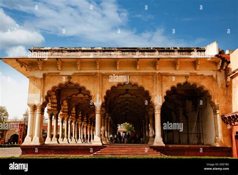 Diwan E Aam At Agra Fort Agra Uttar Pradesh India Stock Photo Alamy