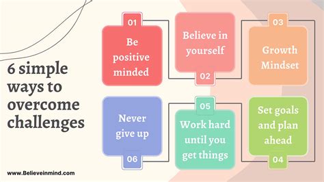 6 Amazing Ways To Overcome Challenges Believe In Mind