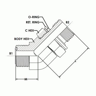 Brennan Industries FS7102 NWO FG ORR Conversion Adapters