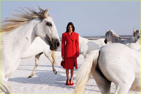 Kendall Jenner Strips Down, Lays on a Horse for Stella McCartney ...