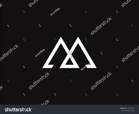 Strong Letter M Logo Concept Creative Stock Vector Royalty Free 677637283