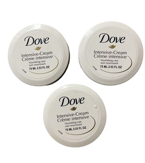 Dove Intensive Cream Nourishing Care 75ml 253 Fl Oz Lot Of 3 Ebay