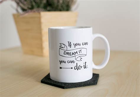 Motivational Mug Inspirational Mug Mug With By Homedecordrawing