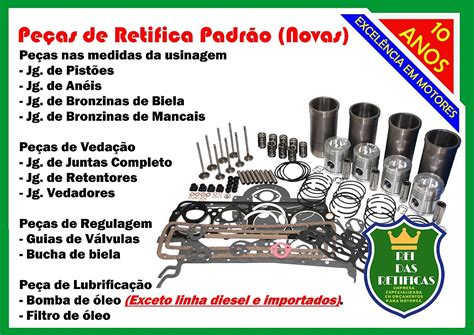 Retifica De Motores Honda Civic 1 6 1 7 1 8 2 0 16V Rei Das