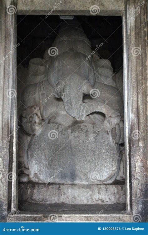 The Temple of Ganesha a Hindu God in Hampi Stock Photo - Image of asia ...