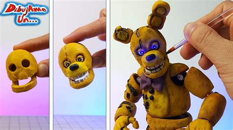 Como Hacer Springtrap Springbonnie William Afton Escultura Five Nights At Freddy´s