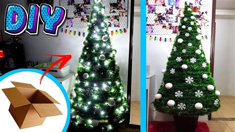 Árvore de Natal papelão DIY Natal YouTube