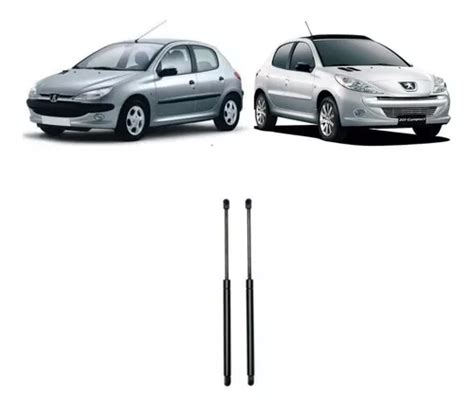 Kit X2 Amortiguador Porton Baul Peugeot 206 207