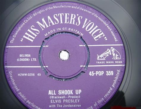 Price Value For Elvis Presley All Shook Up